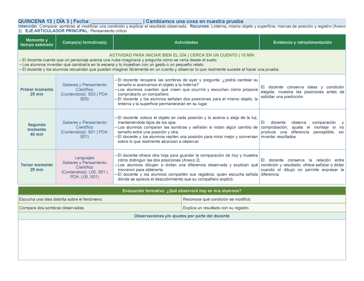PLANEACIÓN 2° ⭐Preescolar Tercer Periodo (Abr, May, Jun, Jul) ✏️Editable en Word