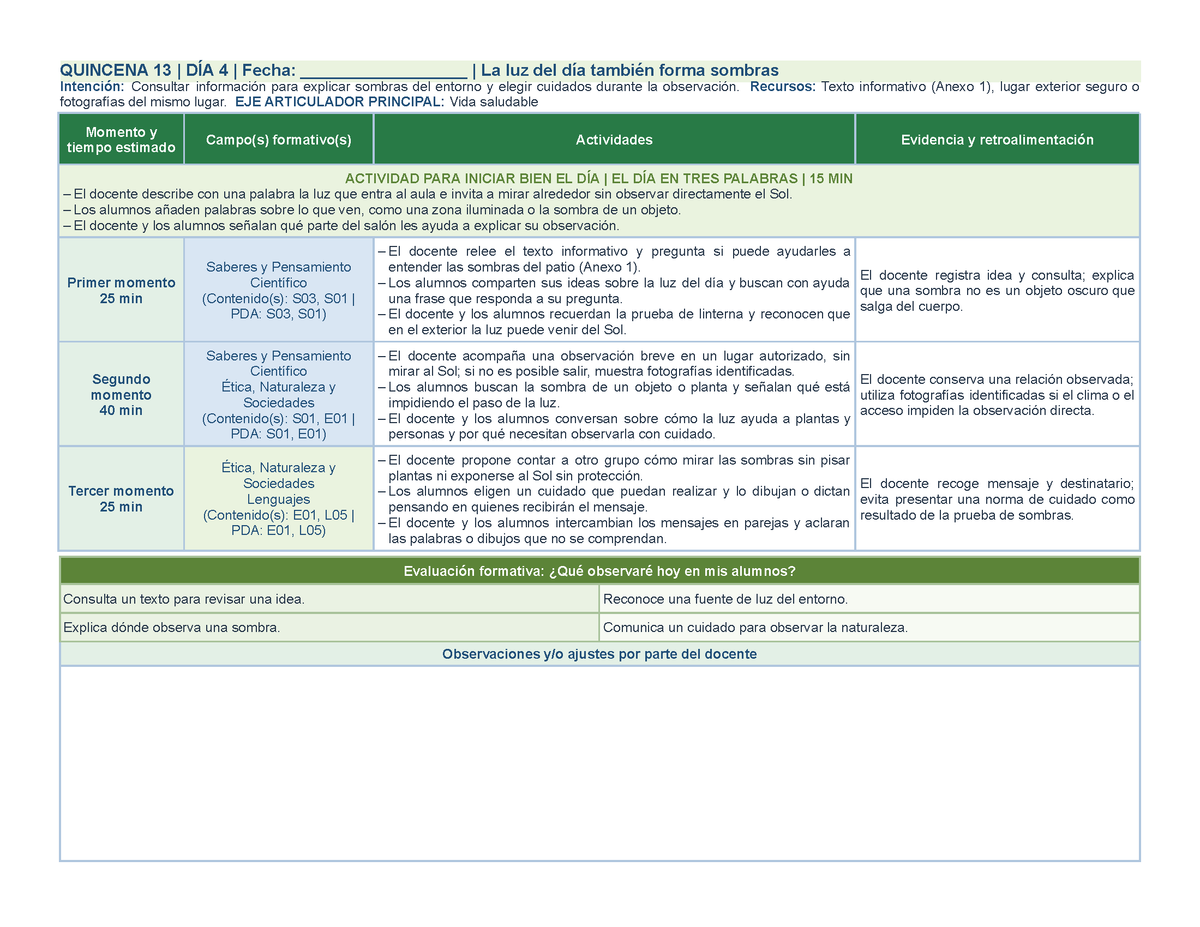 PLANEACIÓN 2° ⭐Preescolar Tercer Periodo (Abr, May, Jun, Jul) ✏️Editable en Word