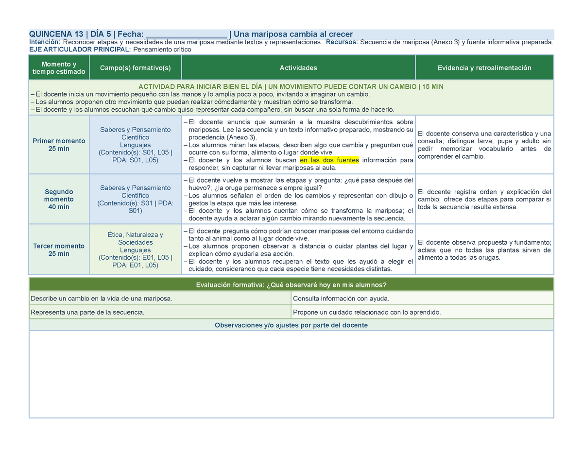 PLANEACIÓN 2° ⭐Preescolar Tercer Periodo (Abr, May, Jun, Jul) ✏️Editable en Word