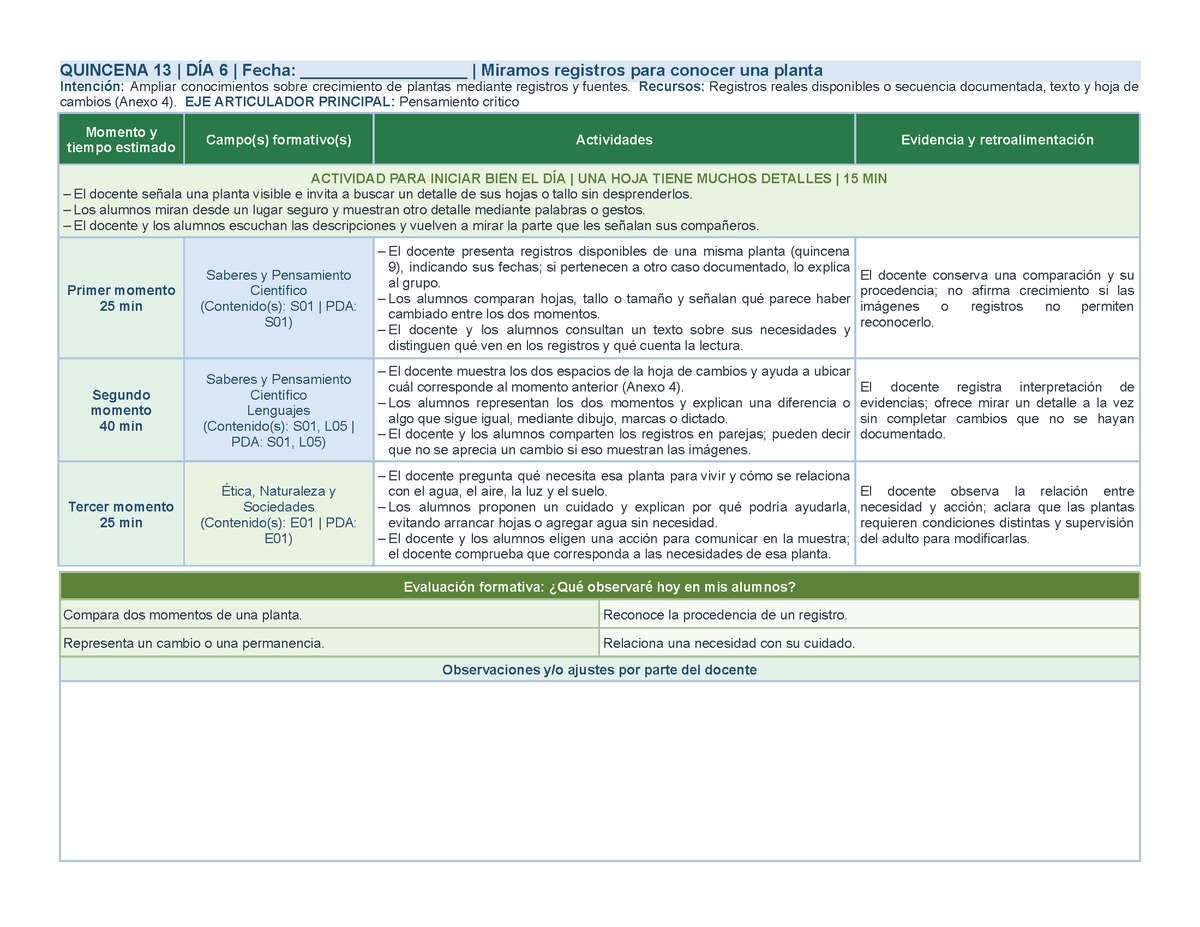 PLANEACIÓN 2° ⭐Preescolar Tercer Periodo (Abr, May, Jun, Jul) ✏️Editable en Word