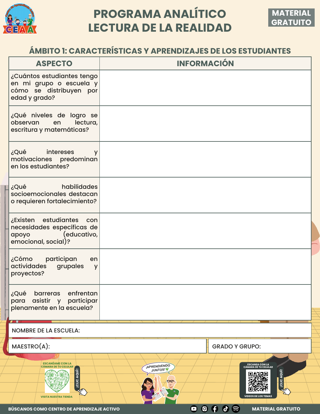Formato para la lectura de la realidad: PDF gratuito para el CTE 2026–2027