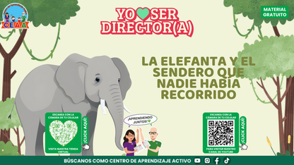 Portada de La elefanta y el sendero que nadie había recorrido.