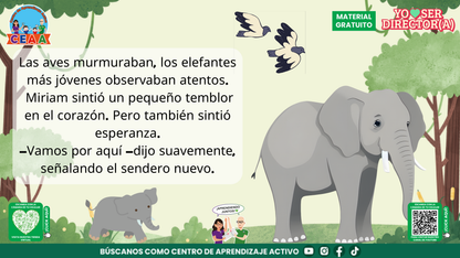 Miriam decide guiar a su manada por un sendero nuevo.