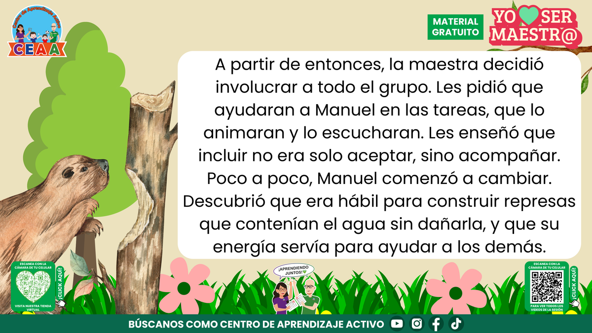 Adriana involucra al grupo en el acompañamiento de Manuel, que descubre sus habilidades