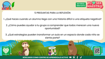 Preguntas para docentes sobre etiquetas, nuevas oportunidades y pertenencia al grupo