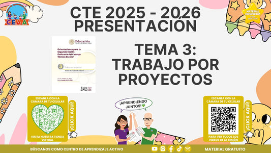 Portada de la presentación de Trabajo por proyectos en PDF (Material recuperado 25/26)