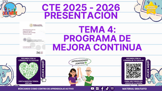 Portada de la presentación de Programa de mejora continua en PDF (Material recuperado 25/26)