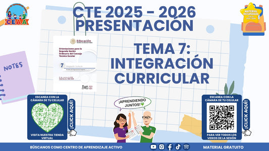 Portada de la presentación de Integración curricular en PDF (Material recuperado 25/26)