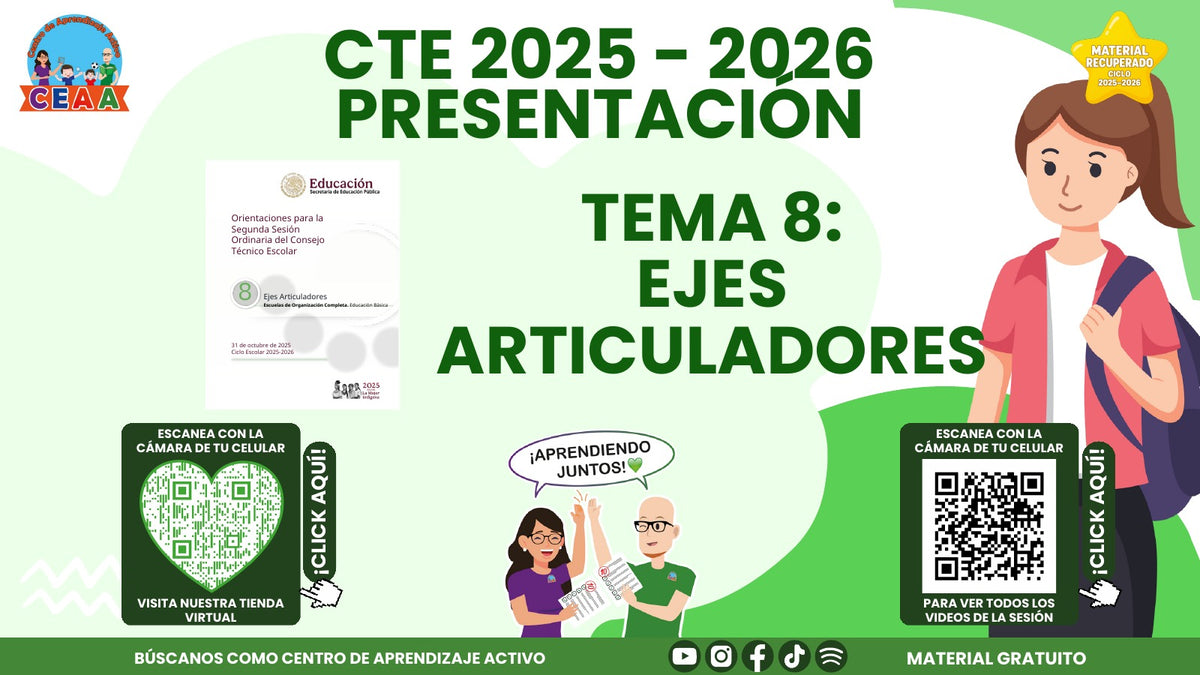 Portada de la presentación de Ejes articuladores en PDF (Material recuperado 25/26)