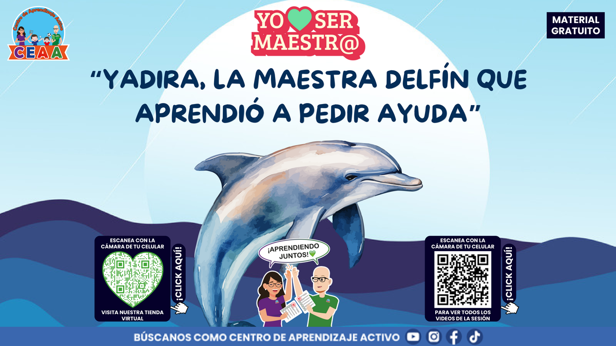 Portada de Yadira, la maestra delfín que aprendió a pedir ayuda, historia CEAA